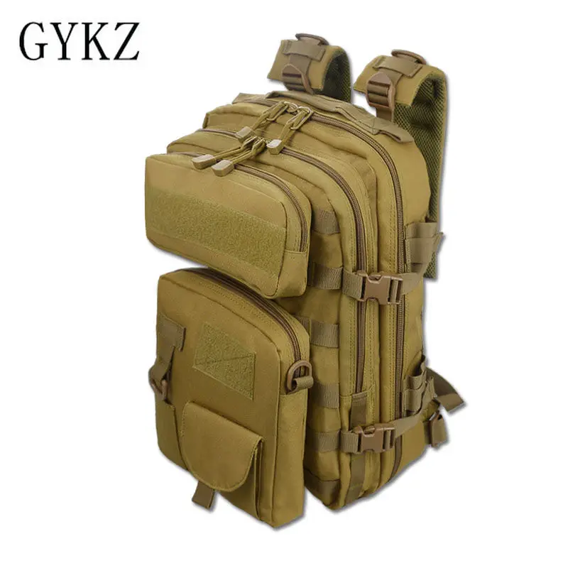 

GYKZ 3pcs/set Molle System Army Trekking Hiking Backpack Outdoor Tactical Backpacks Military Camping 3D Assault Backpack HY082