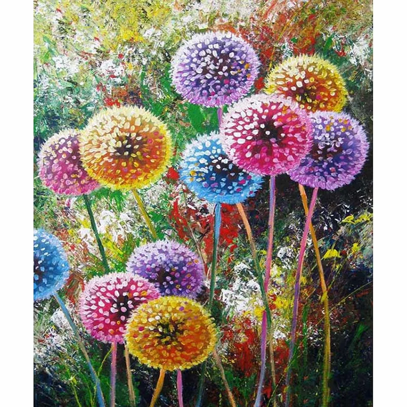 

5d diy Diamond Painting Dandelion diamond embroidery Cross stitch Full drilling birthday present Round drill