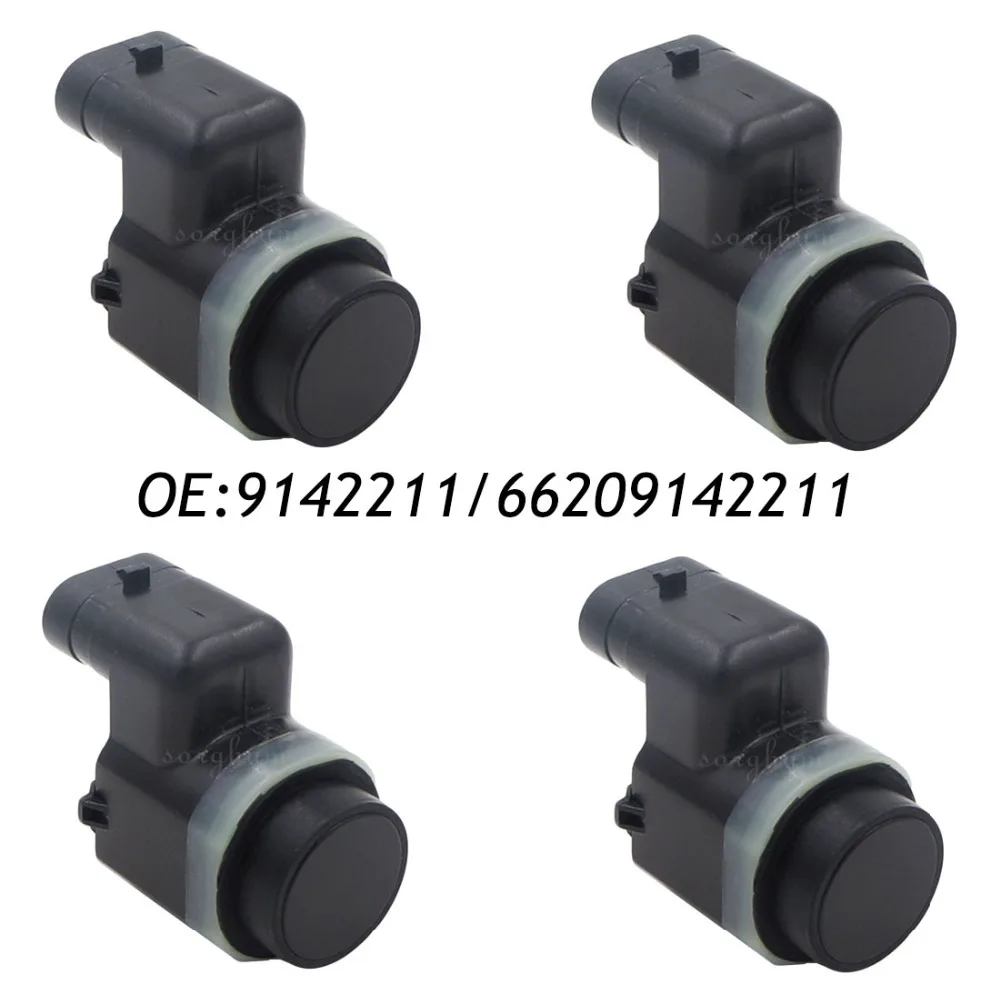

4PCS 9142211 PDC Parking Sensor Fit 11-13 For BMW 5 6 M3 X3 X5 X6 328i 335i 528i 3.0L 66209142211