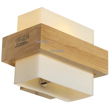 

Nordic Wood Wall Lamp Living Room Aisle Corridor Wall Light Led Dining Room Bedroom Bedside Sconce Wall Lights Reading Study