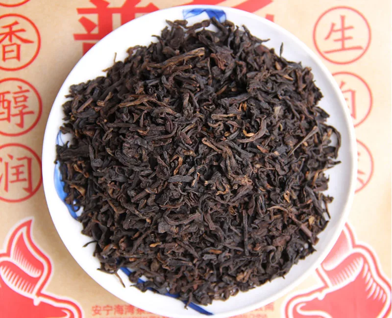 Haiwan пятый класс Материал Pu-erh свободная Shu Pu-erh чайная… из крафт-бумаги мешок 1000 г
