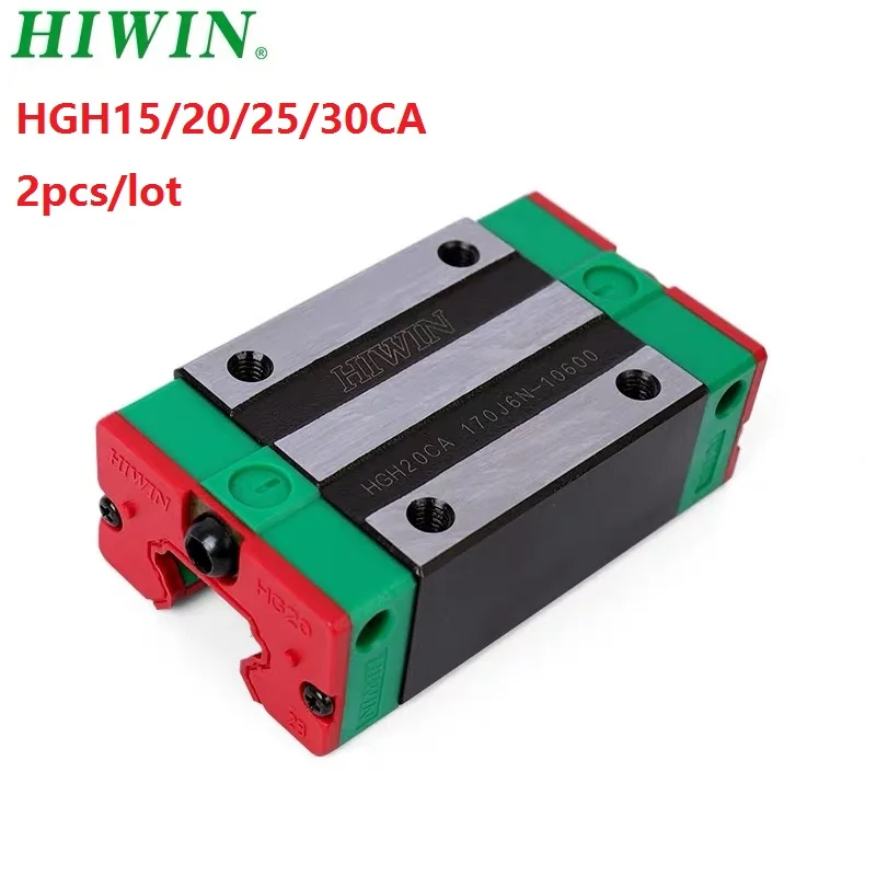 

2pcs/lot HGH15CA HGH20CA HGH25CA HGH30CA 100% Original Hiwin linear narrow blocks match with HGR guide CNC router