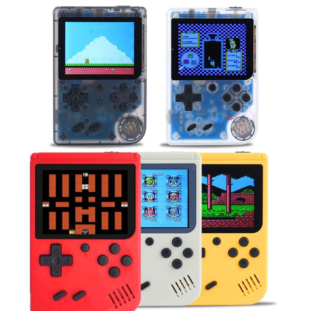 

Coolbaby Retro Portable Mini Handheld Game Console 8-Bit 3.0 Inch Color LCD Kids Color Game Player Built-in 168 boy Video games