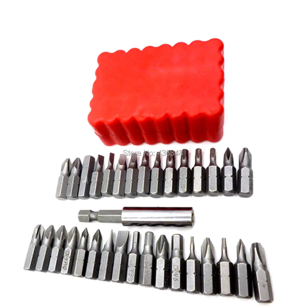 Security Bits Set Torx Hex Tamper Proof Screwdriver WMagnetic Bit Holder