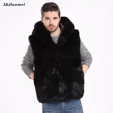 Мужская Осенняя зимняя куртка из искусственного меха, черная шуба из искусственного меха, повседневная мужская теплая верхняя одежда размера плюс, пальто 3xl-S