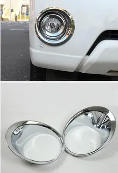 

For Toyota Land Cruiser Prado FJ150 J150 2014 2015 2016 ABS Chrome Front Fog Lights Lamp Cover Trims Car Exterior Accessories