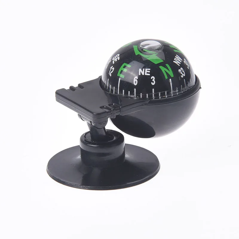 

1Pc 360 Degree Rotation Waterproof Vehicle Navigation Ball Shaped Car Compass with Suction Cup 55x30x30mm
