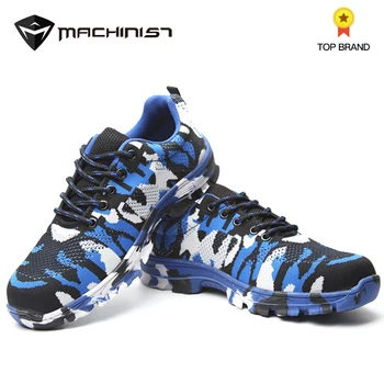 

men work shoes breathable safety shoes steel toe Smash piercing protective casual work boots Wear resistant Camouflage