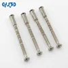 4 Piece Universal M4 SCREW CONNECTING BOLTS & SLEEVES FOR DOOR HANDLE ROSES AND ESCUTCHEONS NICKEL COLOR ► Photo 2/6