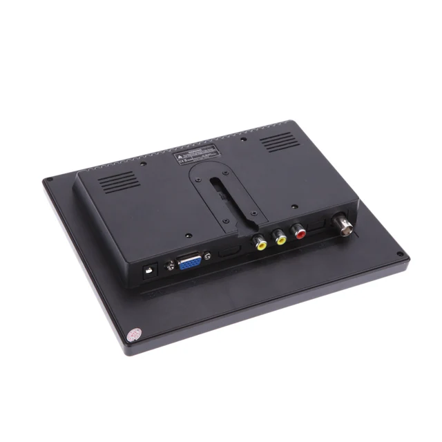 8 inch TFT LCD Color Video Monitor CCTV Monitor Screen VGA BNC AV Input for PC CCTV Security Remote and Stand Rotating Screen