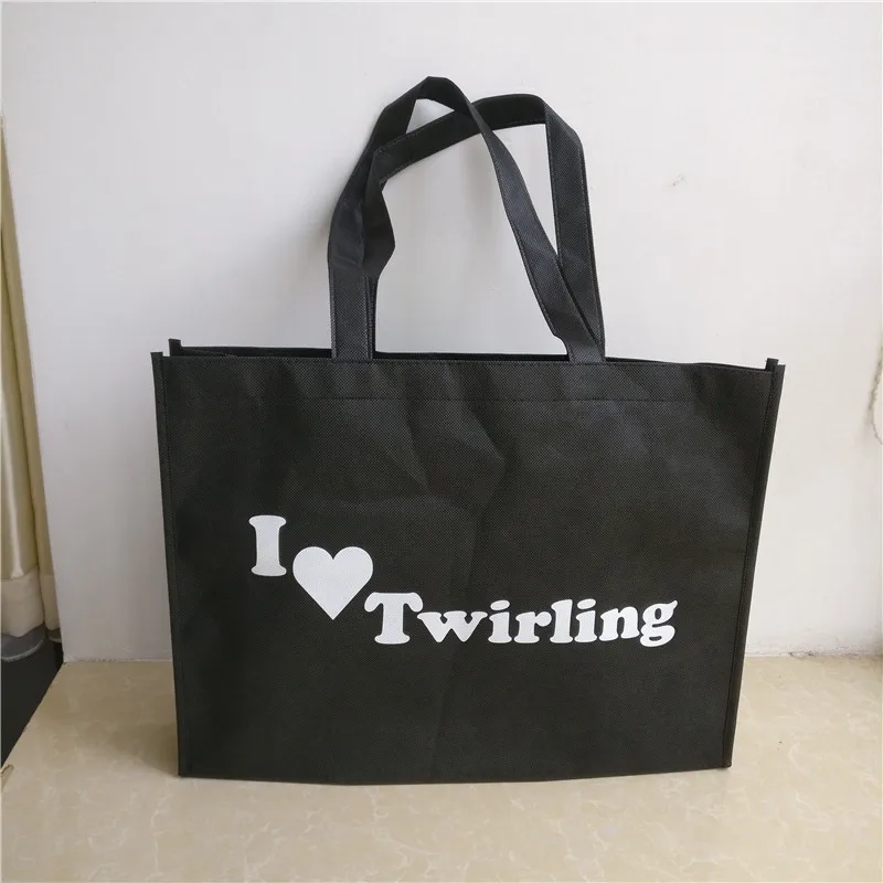 

wholesale 500pcs/lot 30x40Hx10cm custom printed logo gift non woven reusable package gift shopping bags handbag eco bags for ads