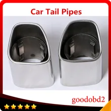 Car accessories Stainless Steel Auto Exhaust Muffler Exhaust Pipe Car tail pipe Fit For VOLVO XC90 XC60 Rear Exhaust muffler Tip