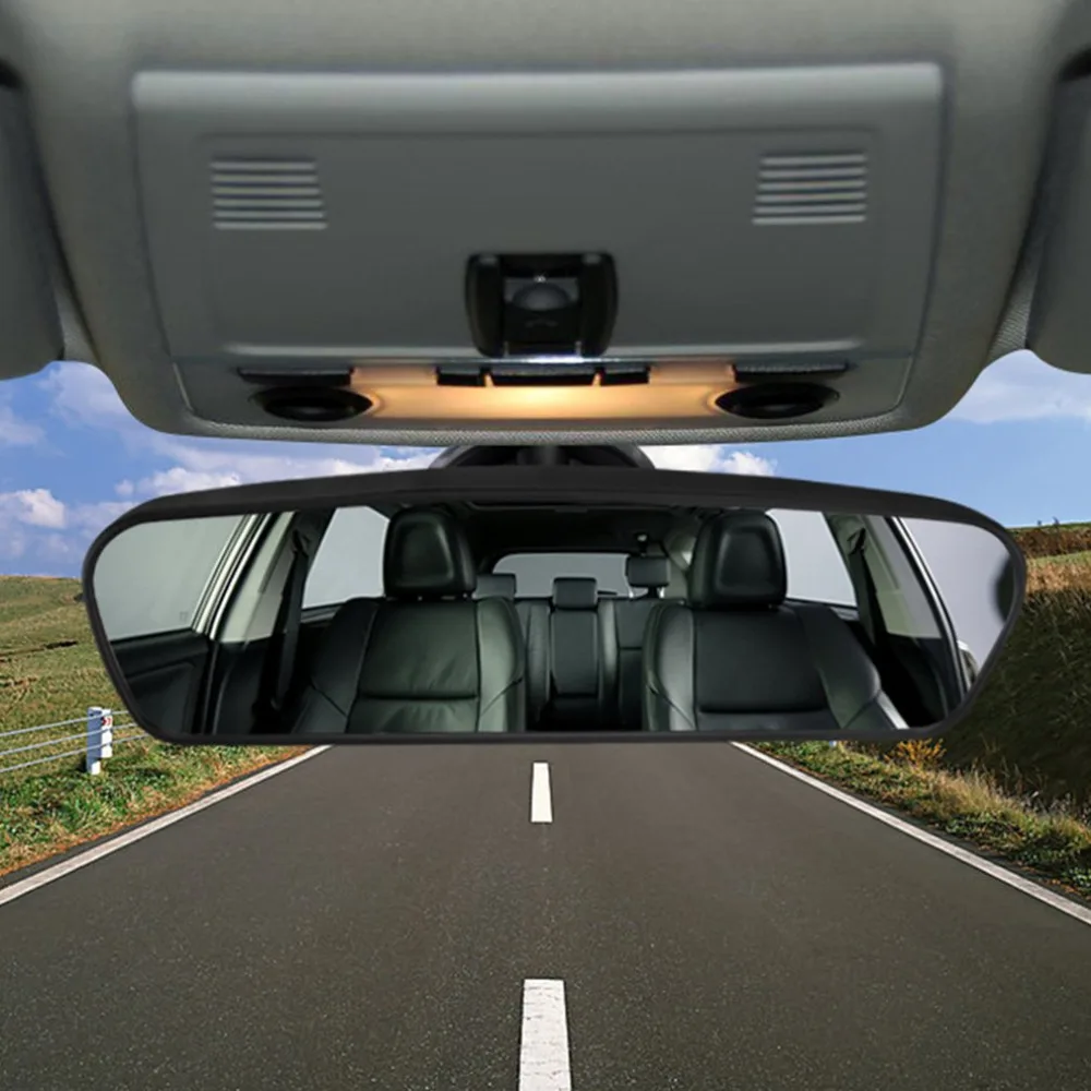 Новейшее Автомобильное зеркало заднего вида, внутреннее зеркало заднего вида с ПВХ присоской, широкоугольное зеркало заднего вида, авто выпуклая кривая, автомобильный стиль