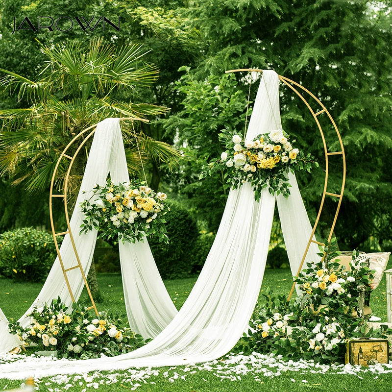 Jarown 結婚式のハート型のアーチ フラワースタンド 結婚式の装飾 アクセサリー パーティーの装飾 幾何学的な装飾 造花 ドライフラワー Aliexpress