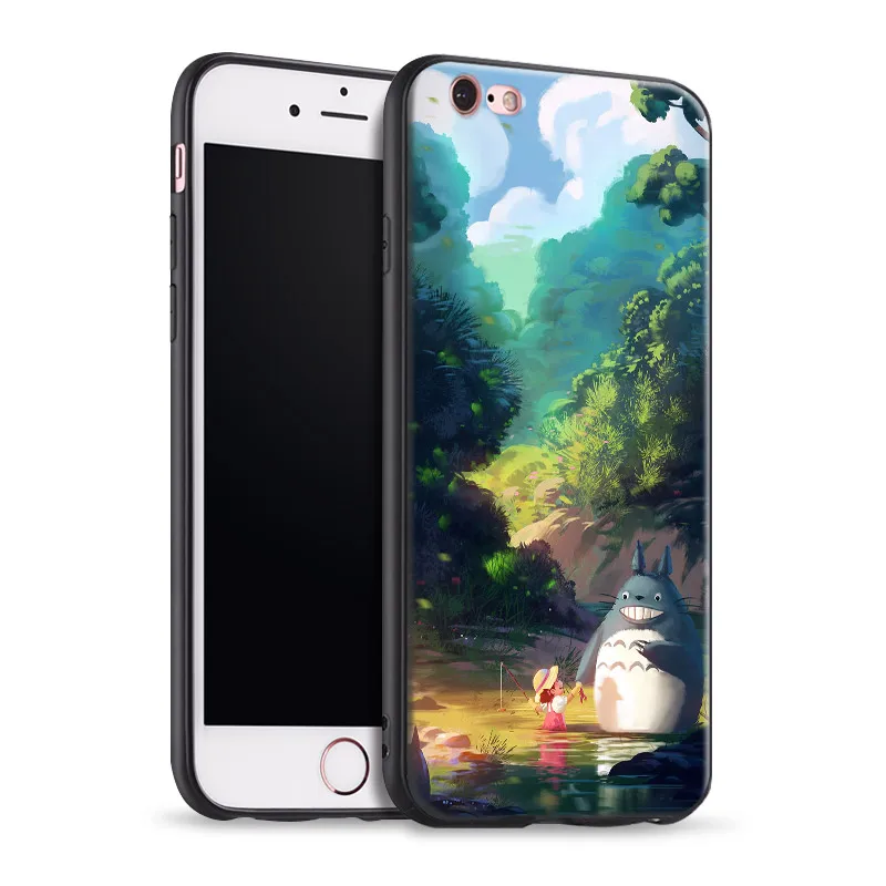 

Totoro Anime Miyazaki Hayao Tpu Soft Silicone Phone Case Cover For Apple iPhone 5 5s Se 6 6s 7 8 Plus X XR XS MAX