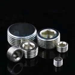 1/8 "1/4" 3/8 "1/2" 3/4 "BSP Мужской 304 фитинг для труб из нержавейки водопроводная заглушка Внутренняя втулка для шестигранной головки