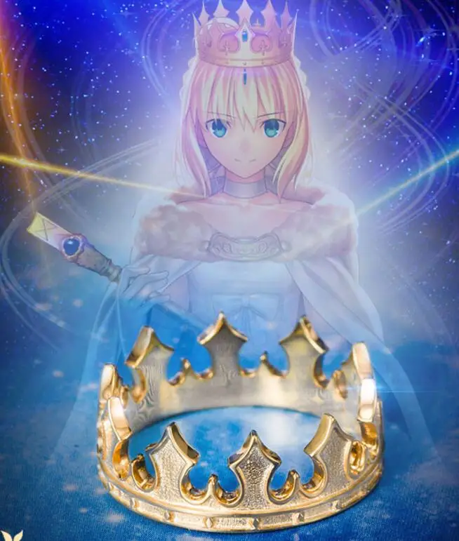 Судьба/большой заказ FGO кольцо с саблей короной Cos Рождественский новый год