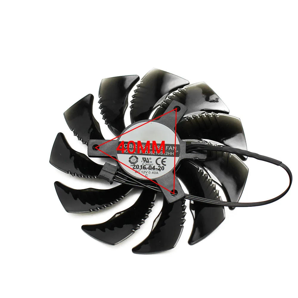 Вентилятор охлаждения PLD09210S12HH для видеокарты Gigabyte GTX 1050 Ti mini RX 470 480 G1 12 В а 3