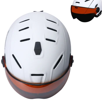 

25% MOON Skiing Helmet with goggles Integrally-molded PC+EPS Ski Helmet Outdoor Ski Snowboard Skateboard Helmet S-XL 4 colors