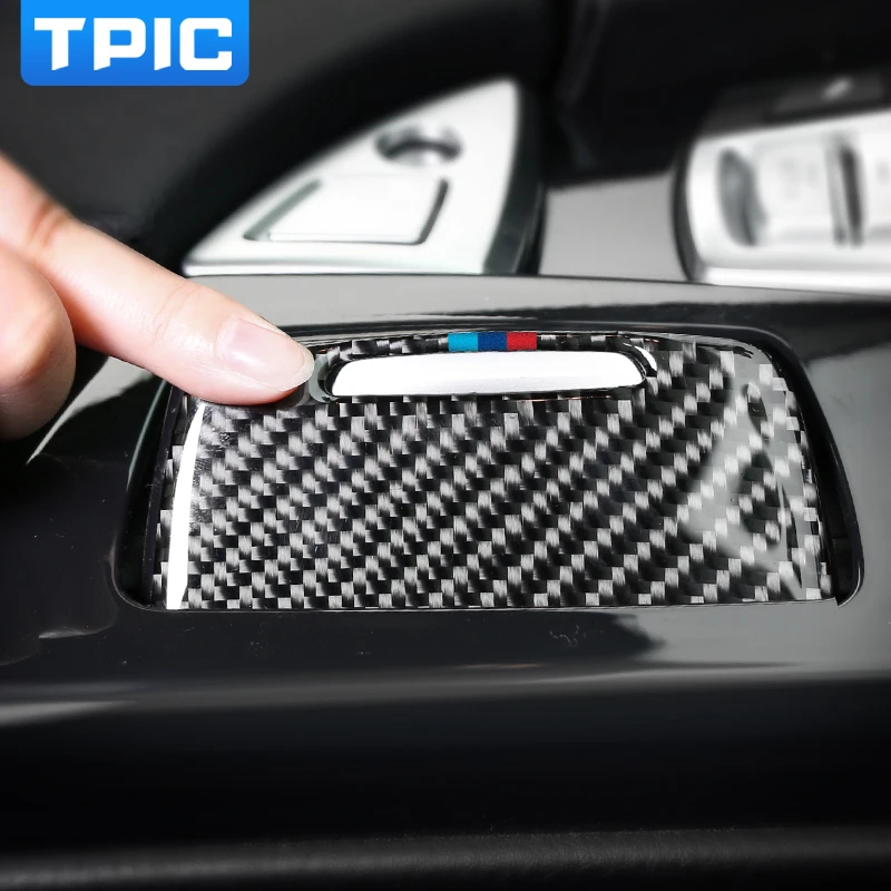 TPIC автомобильные аксессуары для интерьера bmw f10 углеволоконная пепельница