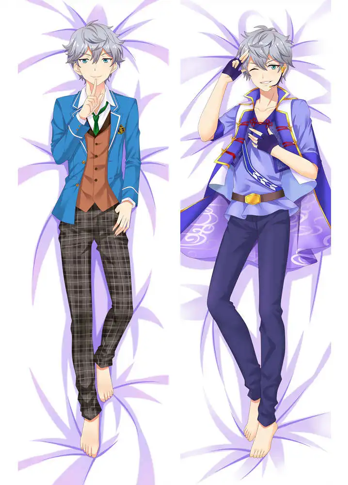 

popular Music game ensemble stars! anime Characters sakuma rei & himemiya touri throw pillow cover body Pillowcase