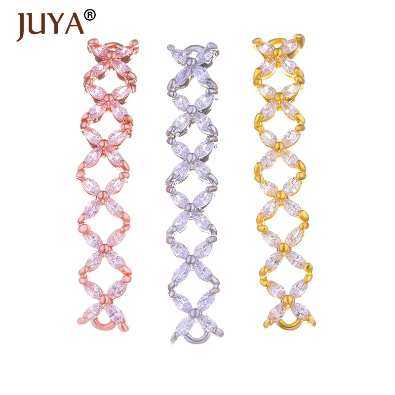 

diy fashion bracelets necklace earrings accessories findings luxury Austrian crystal long charm connectors for jewelry making