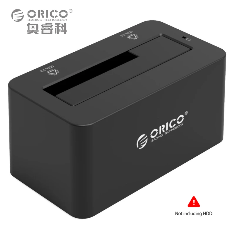 

ORICO USB3.0 & eSATA to SATA External 2.5 3.5 inch 5Gbps Hard Drive Disk HDD Docking station for HDD SSD 8TB 12V2A Power Adapter