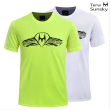 Горячая Распродажа Terwsunsky Летняя мужская быстросохнущая Спортивная футболка с коротким рукавом TD058