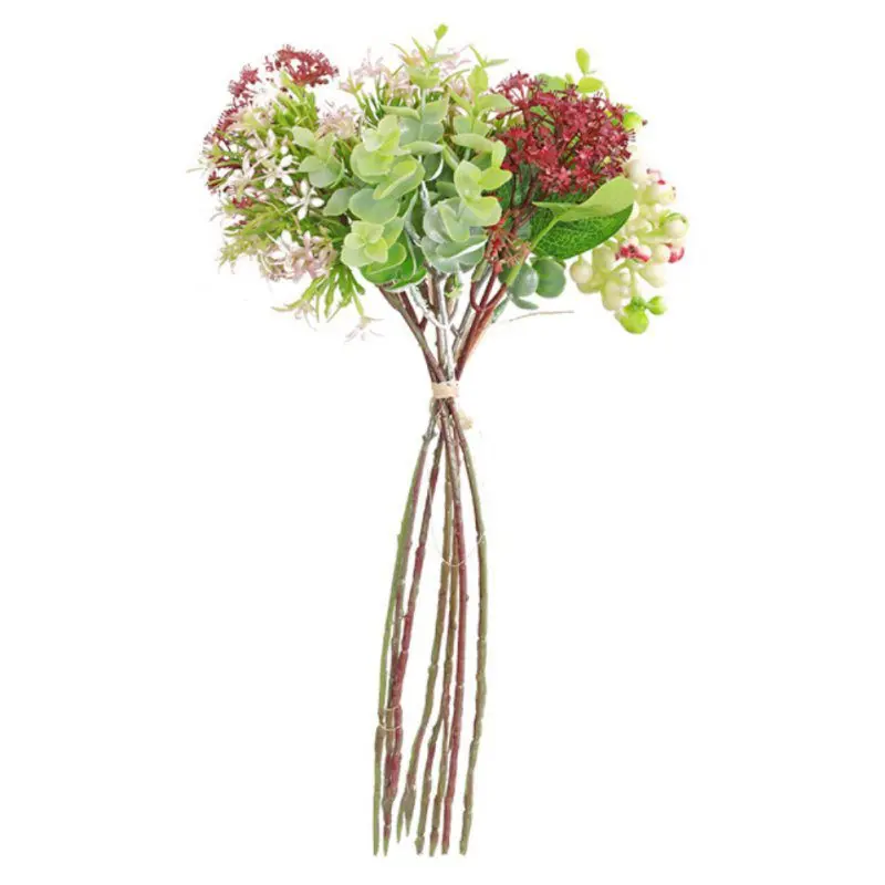 

Plastic Artificial Flowers Bouquet Real Touch for Flowers Arrangement Home Hotel Party Wedding Decor