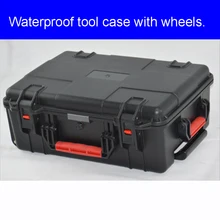 Водонепроницаемый защитный чехол для инструментов с поролоновой тележкой для драгоценного оборудования Чехол для доставки