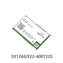 SX1268 TCXO UART LoRa чистая Рабочая E22-400T22S SMD отверстие для штампа RSSI беспроводной приемопередатчик 22dBm 433 МГц IPEX РЧ модуль приемника