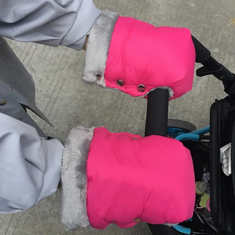 

Infant Baby Stroller Accessories Baby Stroller Armrest Cover Warm Gloves Snow Day Waterproof Gloves Cart Warm Gloves M