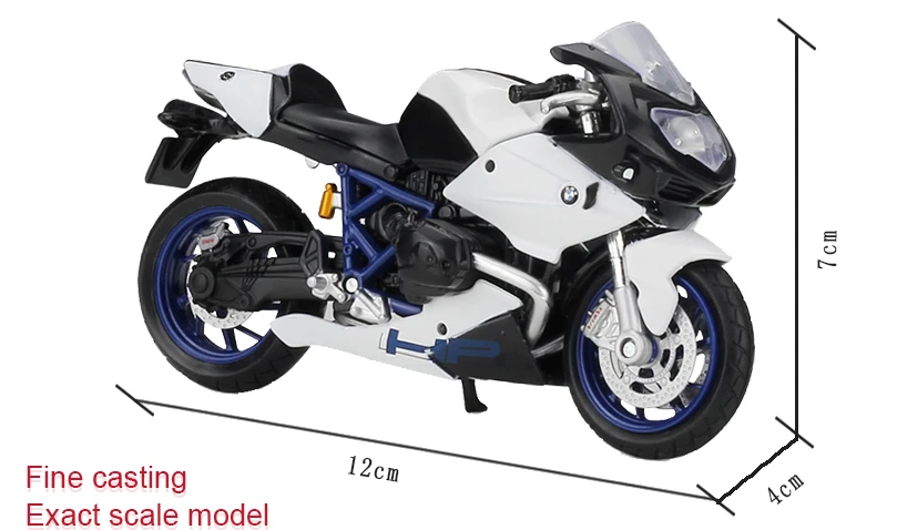 MAISTO 1:18 HP2 Спорт сплав Литая модель мотоцикла работоспособным Shork амортизатор игрушка для детей подарки игрушки коллекция