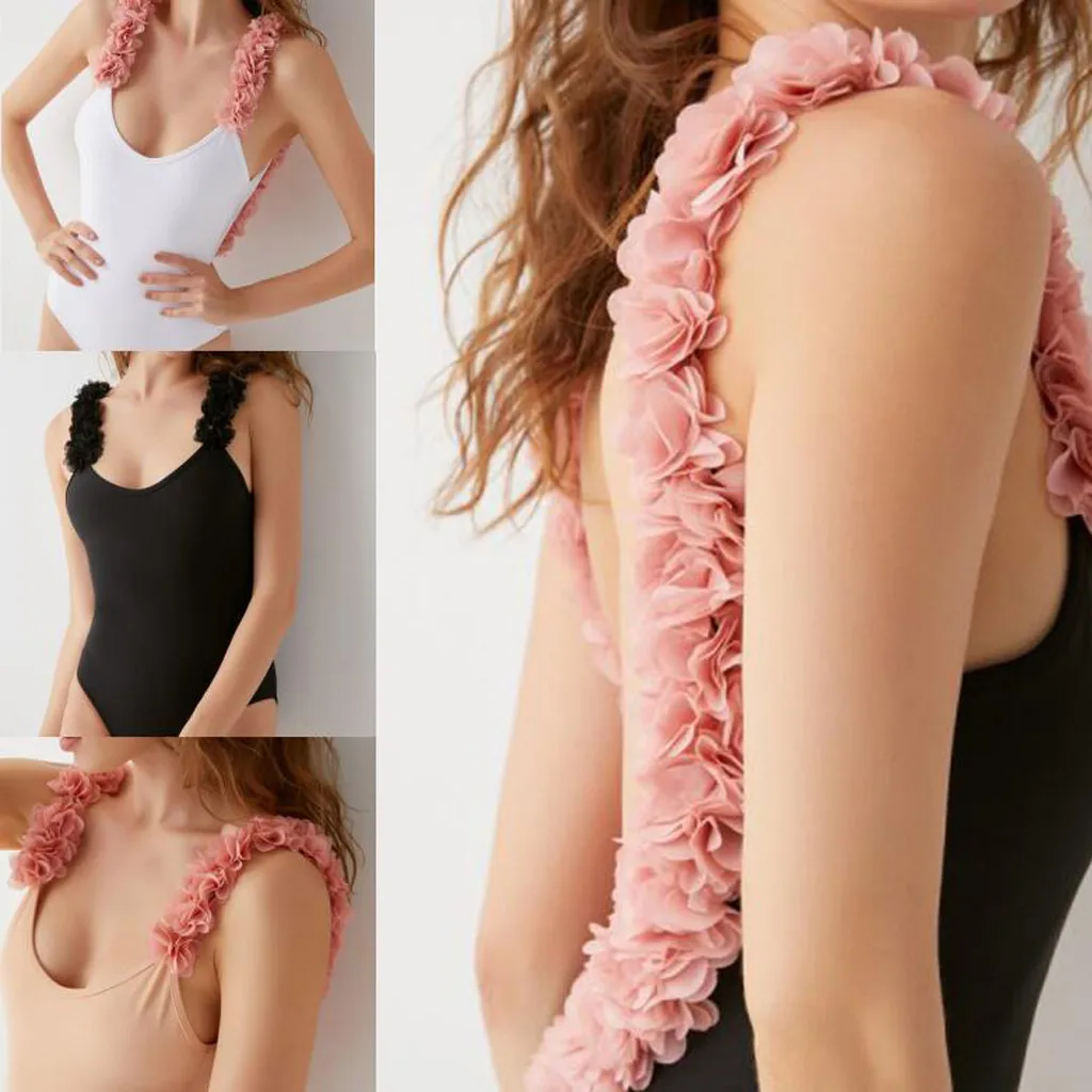 

Women Sexy Sport Bikini Swimsuit Swimwear Bathing Beachwear Backless Bikinis Set Solid Swimming Suit 2019 Mujer Lace#5