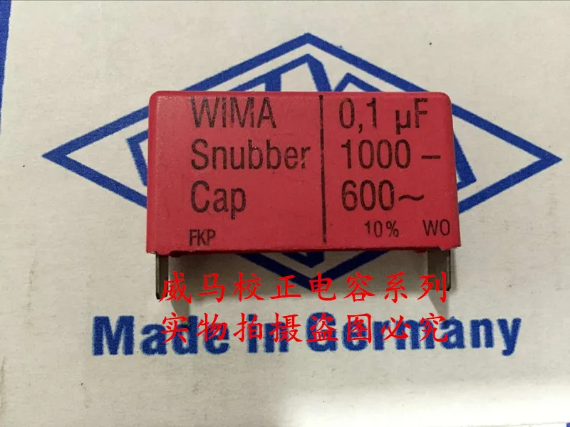 

2020 hot sale 5PCS/10pcs Germany WIMA Snubber Cap 1000V 0.1UF 1000V 104 100n P: 37.5 free shipping