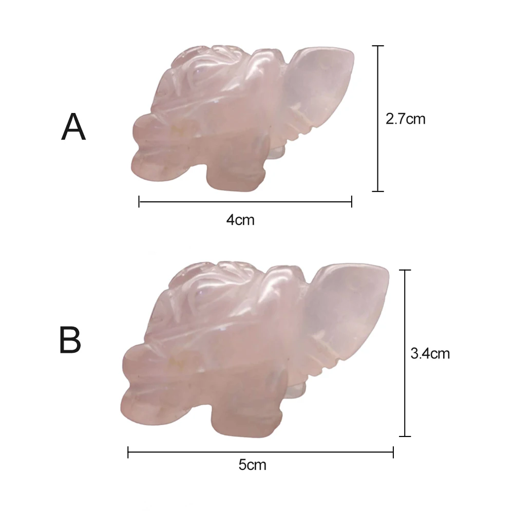 Милый Черепаха Розовый кварц ручной резной драгоценный камень ремесло животное тотемные вырезанные статуя счастливый черепаха орнамент домашний декор - Цвет: Size A
