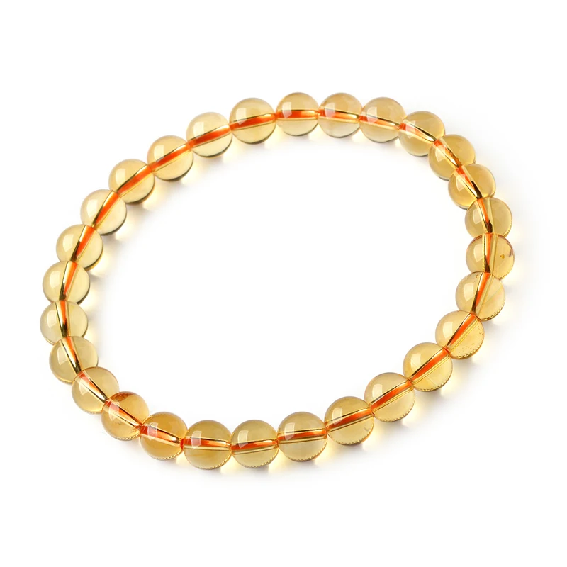 

Bracelet Female Clear Yellow Crystal Single Crystal Fashion Gift