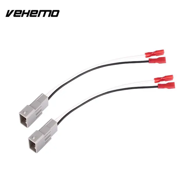 2Pcs Car Speaker Wiring Harness Audio Wire Auto Speaker Connector