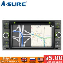 A-Sicuri di 7 “Car Radio Player GPS per Ford Transit Fuoco Galaxy S-Max C-Max fusion Fiesta RDS SWC Bluetooth CD DVD USB Specchio Link