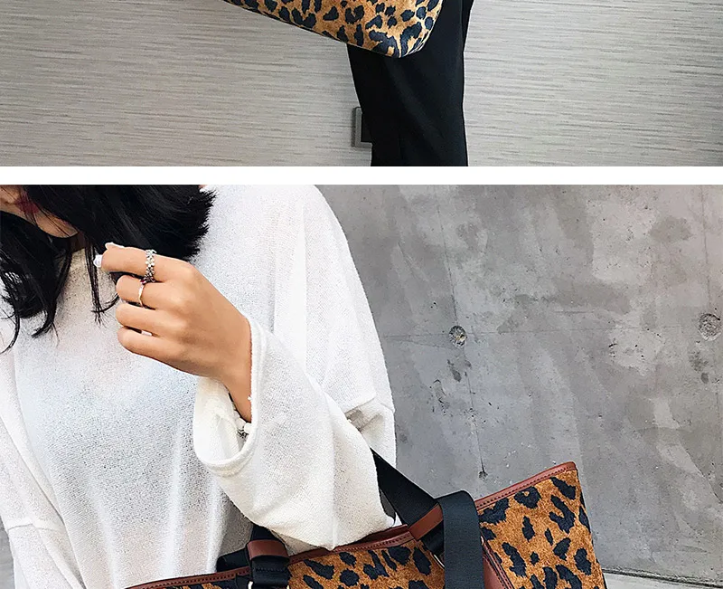 luxury brand women leopard bag handbags female shoulder bag_11