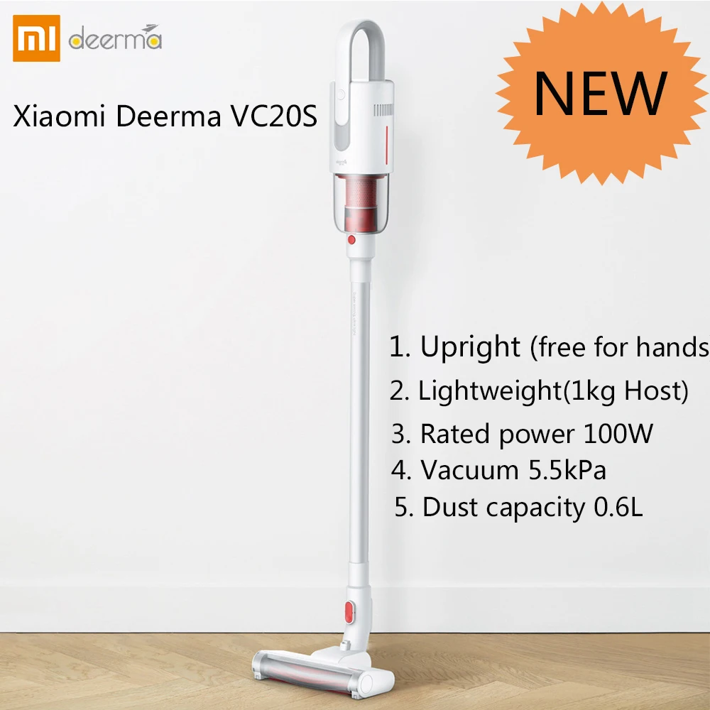 2019 Xiaomi Deerma VC20S вертикальный беспроводной ручной пылесос автомобильный вакуумный