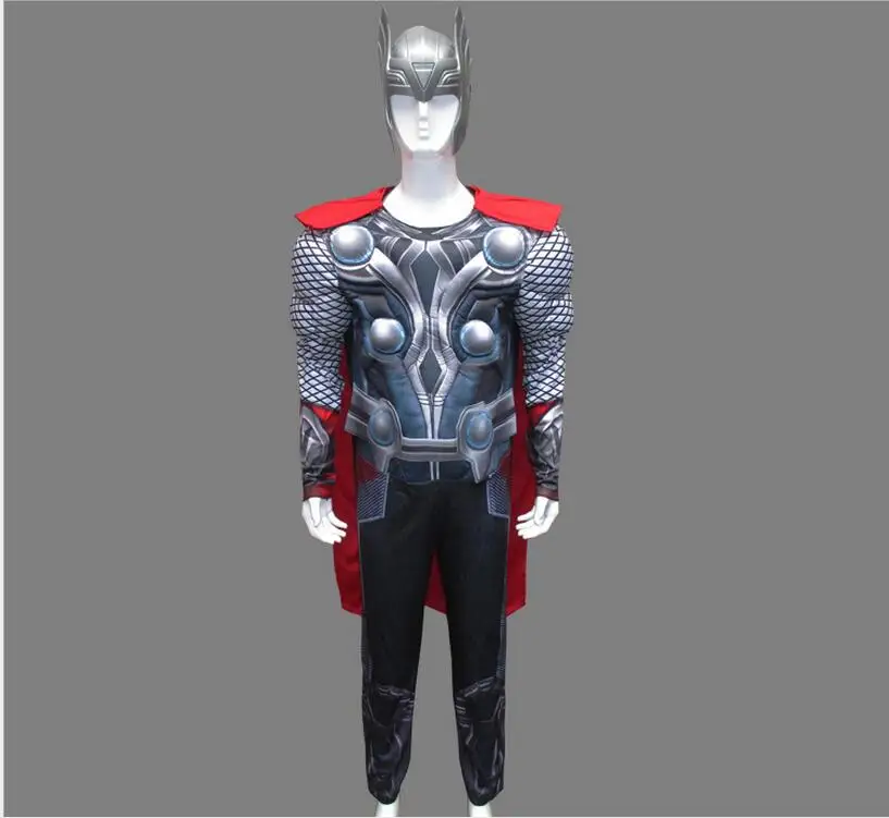 

Rushed The Avengers Thor Classic Muscle men Halloween carnival movie Costumes men fantasia fancy dress