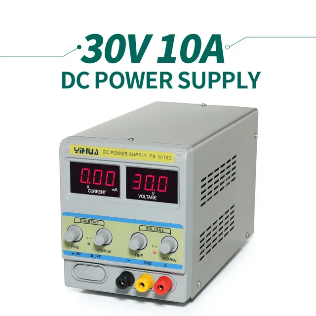 

YIHUA 3010D Direct Current Variable Power Supply LED Display 0-30V Output