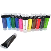 75 мл акриловый шланг 12 цветов художественная живопись одна краска, настенная живопись, ручная роспись, граффити краска