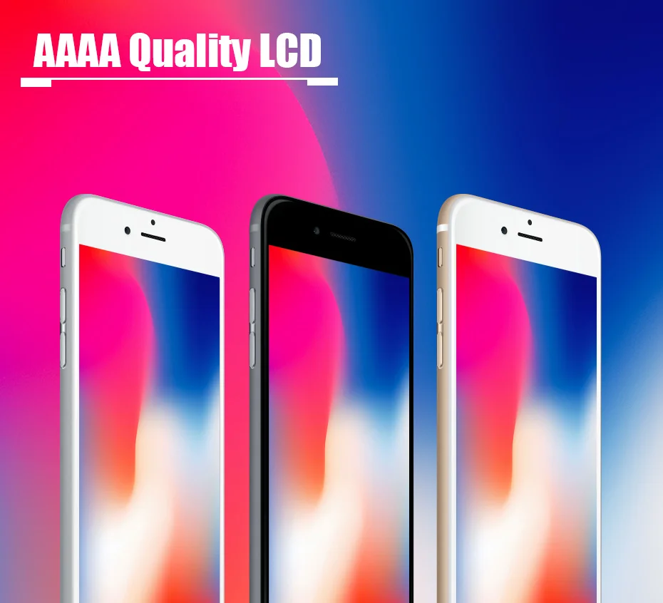 AAAA 3D сенсорный ЖК-экран для iPhone 7 5S 8 Plus ЖК-дисплей дигитайзер сенсорный модуль замена экрана lcd S