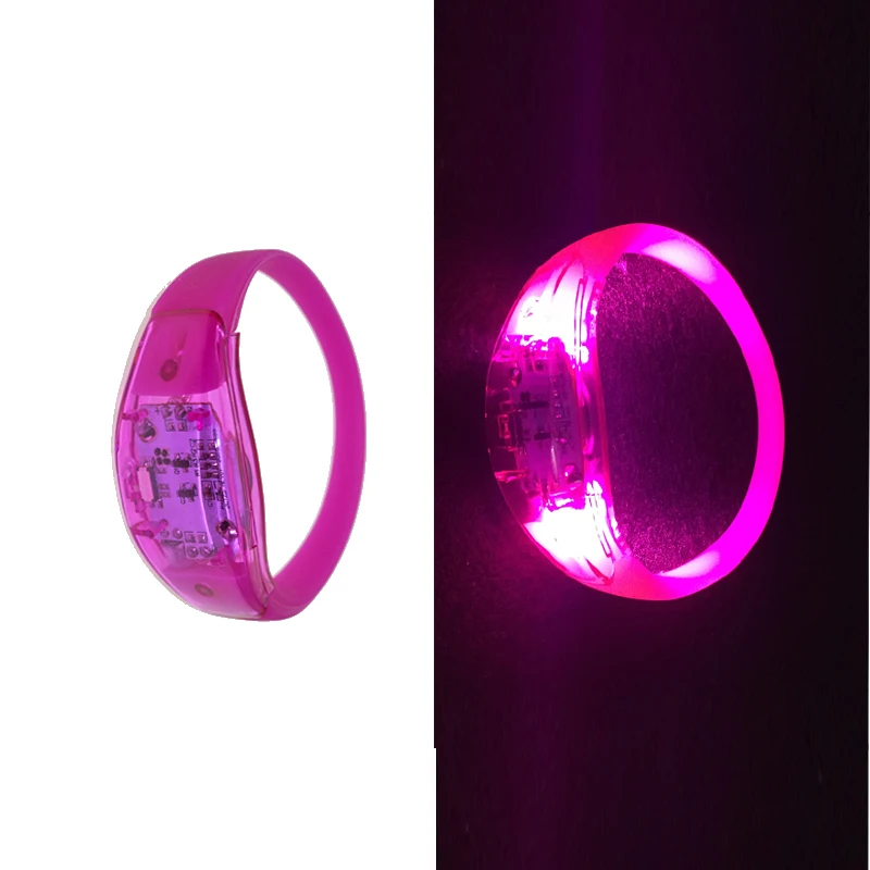 LedLuminous Toys NeonLed Party Light UpLed BraceletBangle Sound Activated Christmas Bracelet Glowing Bracelets Custom Logo (6)