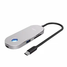 Moveski IHUB 21 USB C Hub Adapter Charger USB Charging Port HDMI Port 2 USB 3