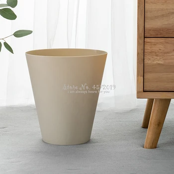 

Smart Home Simple Trash Can Kitchen Bedroom Large Bins Eco-friendly PP Garbage Dotomy Dust Case Bin Box Paper Basket