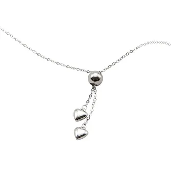 

XIA Select colour and style S925 silver necklace Female Advanced sense Clavicular chain temperament generous small Many Pendant