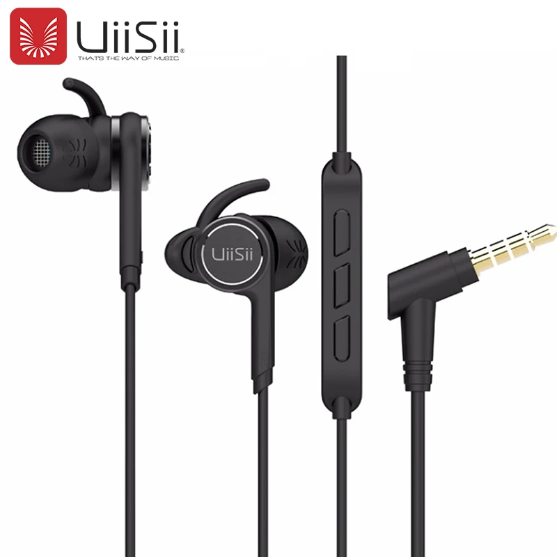 

UiiSii BA-T7 In-ear Earphone Wired Earphone with Microphone Sport Running Earbuds Auriculares For iphone 5s Xiaomi PC